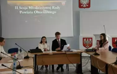 II posiedzenie Młodzieżowej Rady Powiatu Obornickiego 1