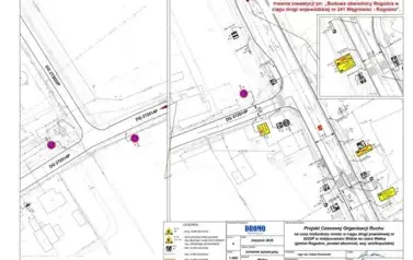 Wełna &ndash; utrudnienia w ruchu! Wyznaczony objazd oraz planowane zmiany w oznakowaniu. 07.10.2025 r. 6