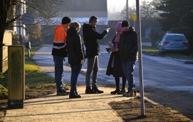 Odbi&oacute;r techniczny wyremontowanego chodnika w Ludomach- 19.12.2025 r. 4