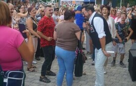Na scenie Zesp&oacute;ł Andre i publiczność