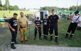 Strażacy zabezpieczający imprezę 