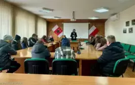 Lekcja Wiedzy o Społeczeństwie w Urzędzie Gminy Ryczyw&oacute;ł 2
