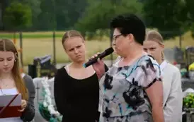 Uroczyste odsłonięcie tabliczki na grobie Powstańca Wielkopolskiego Wawrzyna Pyssy- Ludomy 25.06.2025 r. 8