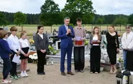 Uroczyste odsłonięcie tabliczki na grobie Powstańca Wielkopolskiego Wawrzyna Pyssy- Ludomy 25.06.2025 r. 10