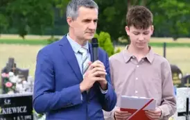 Uroczyste odsłonięcie tabliczki na grobie Powstańca Wielkopolskiego Wawrzyna Pyssy- Ludomy 25.06.2025 r. 11