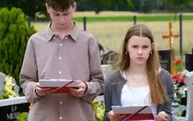 Uroczyste odsłonięcie tabliczki na grobie Powstańca Wielkopolskiego Wawrzyna Pyssy- Ludomy 25.06.2025 r. 13