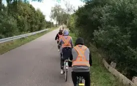 &bdquo;Bezpieczni na drodze&rdquo; &ndash; rajd rowerowy i szkolenie BRD w Piotrowie, 28.09.2025 r. 4