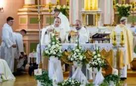 Uroczysta Msza Święta z okazji 75-lecia konsekracji kościoła św. Mikołaja w Ryczywole- 26.10.2025 r. 27