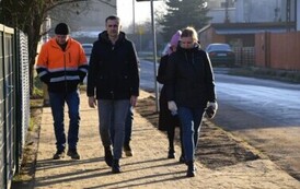 Odbi&oacute;r techniczny wyremontowanego chodnika w Ludomach- 19.12.2025 r. 3