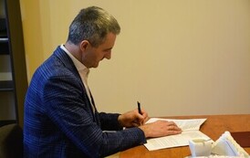 Podpisanie umowy w sprawie termomodernizacji OSP Ludomy- 04.03.2026 r 2