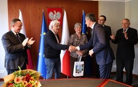 Menno Vos z Medalem im. Witolda Celichowskiego. Wyjątkowe wyr&oacute;żnienie za wieloletnią wsp&oacute;łpracę z powiatem obornickim- Poznań, 20.04.2026 r. 9
