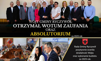 Wójt Gminy Ryczywół z wotum zaufania i absolutorium za 2025 rok