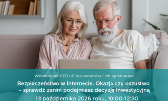 Zdjęcie do Zaproszenie na webinarium CEDUR dla senior&oacute;w...