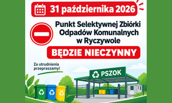 Zdjęcie do Informacja dotycząca pracy PSZOK
