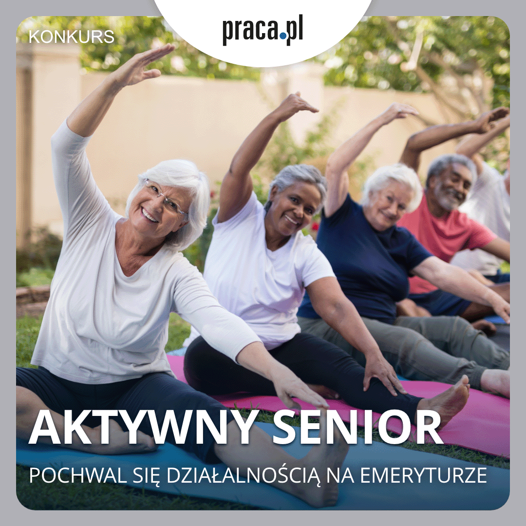 plakat promujący konkurs dla senior&oacute;w 