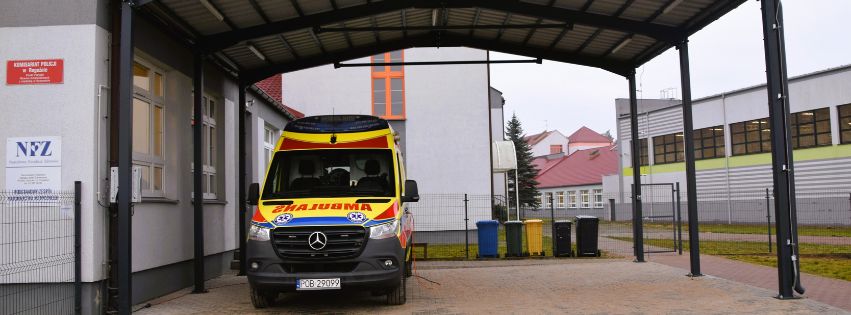 Odbi&oacute;r inwestycji &ndash; zakończenie budowy wiaty dla karetki ZRM w&nbsp;Ryczywole