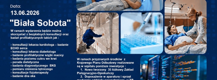 Biała Sobota &ndash; bezpłatne badania i&nbsp;konsultacje dla mieszkańc&oacute;w Powiatu Obornickiego