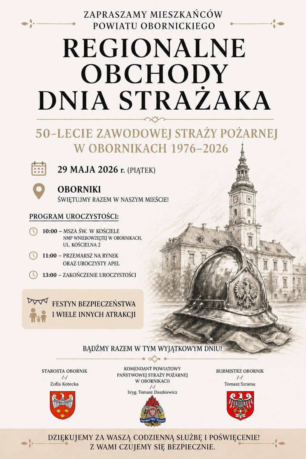 Zapraszamy na&nbsp;Regionalne Obchody Dnia Strażaka