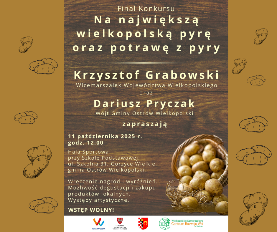 Plakat informujący o&nbsp;konkursie. Treść plakatu znajduję się pod plakatem. 