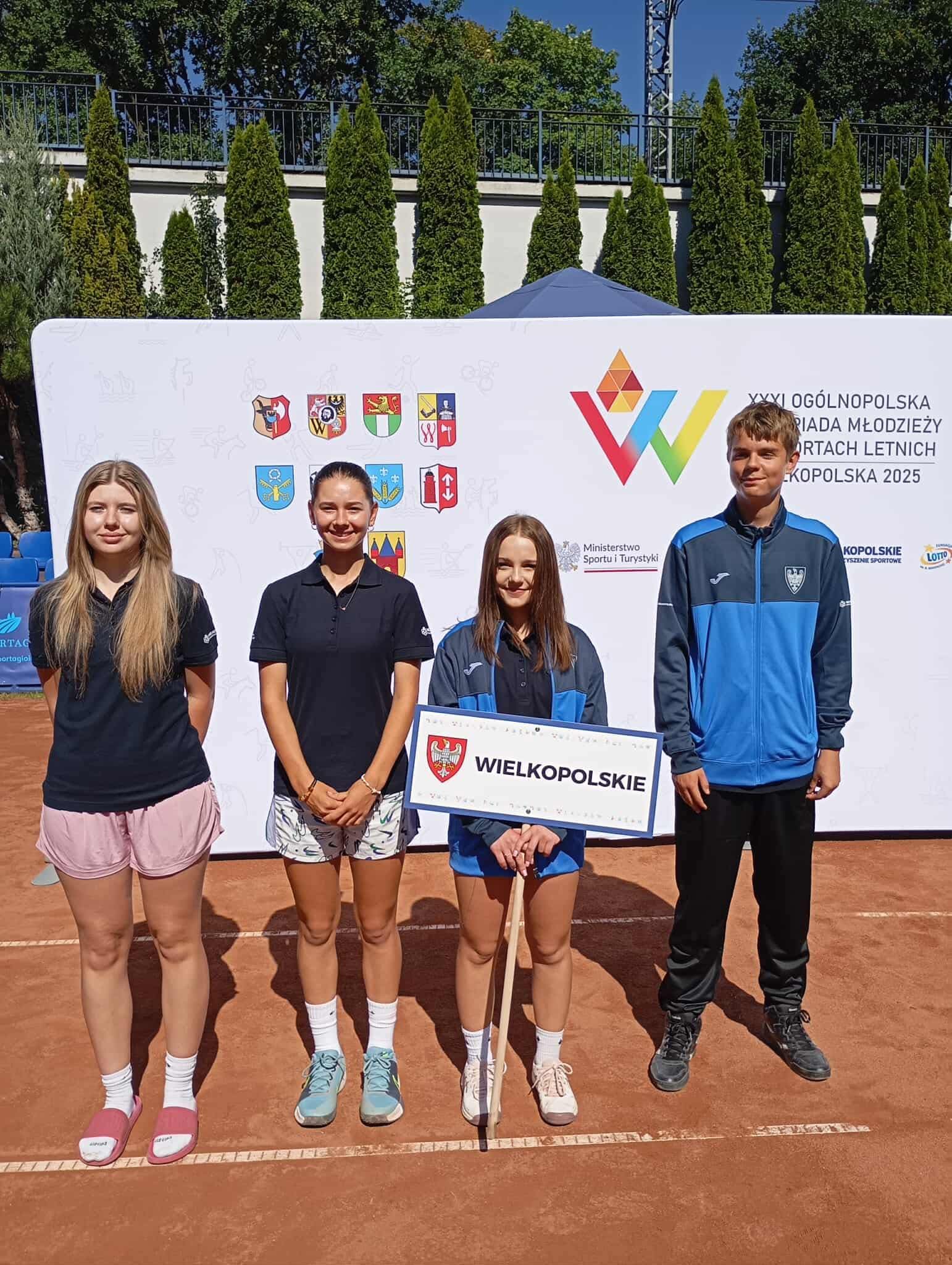 Lena Łata podczas 31. Og&oacute;lnopolskiej Olimpiady Młodzieży w&nbsp;sportach letnich. Poznań, lipiec 2025 r.