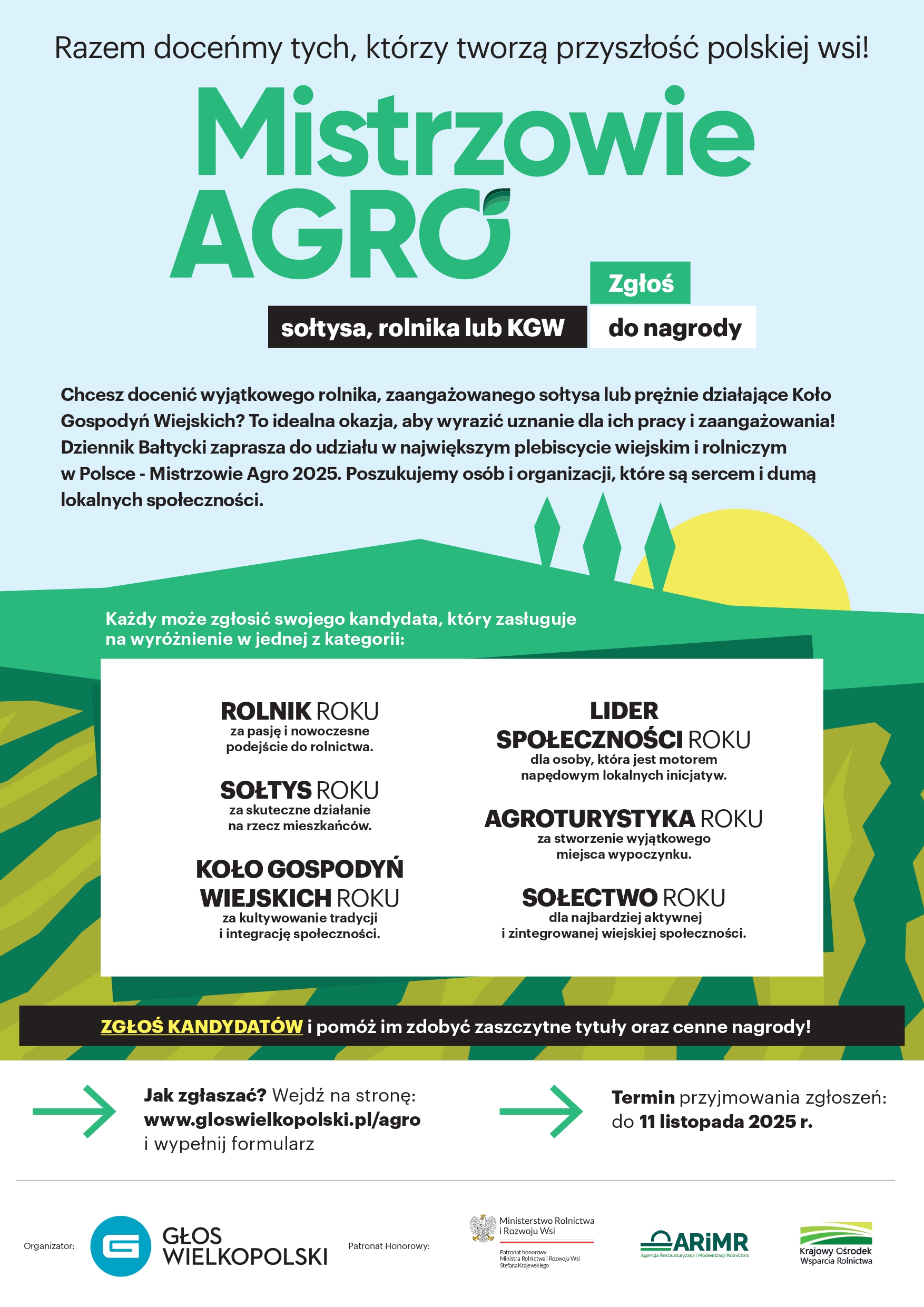Mistrzowie Agro 2025 &ndash; rusza kolejna edycja plebiscytu!