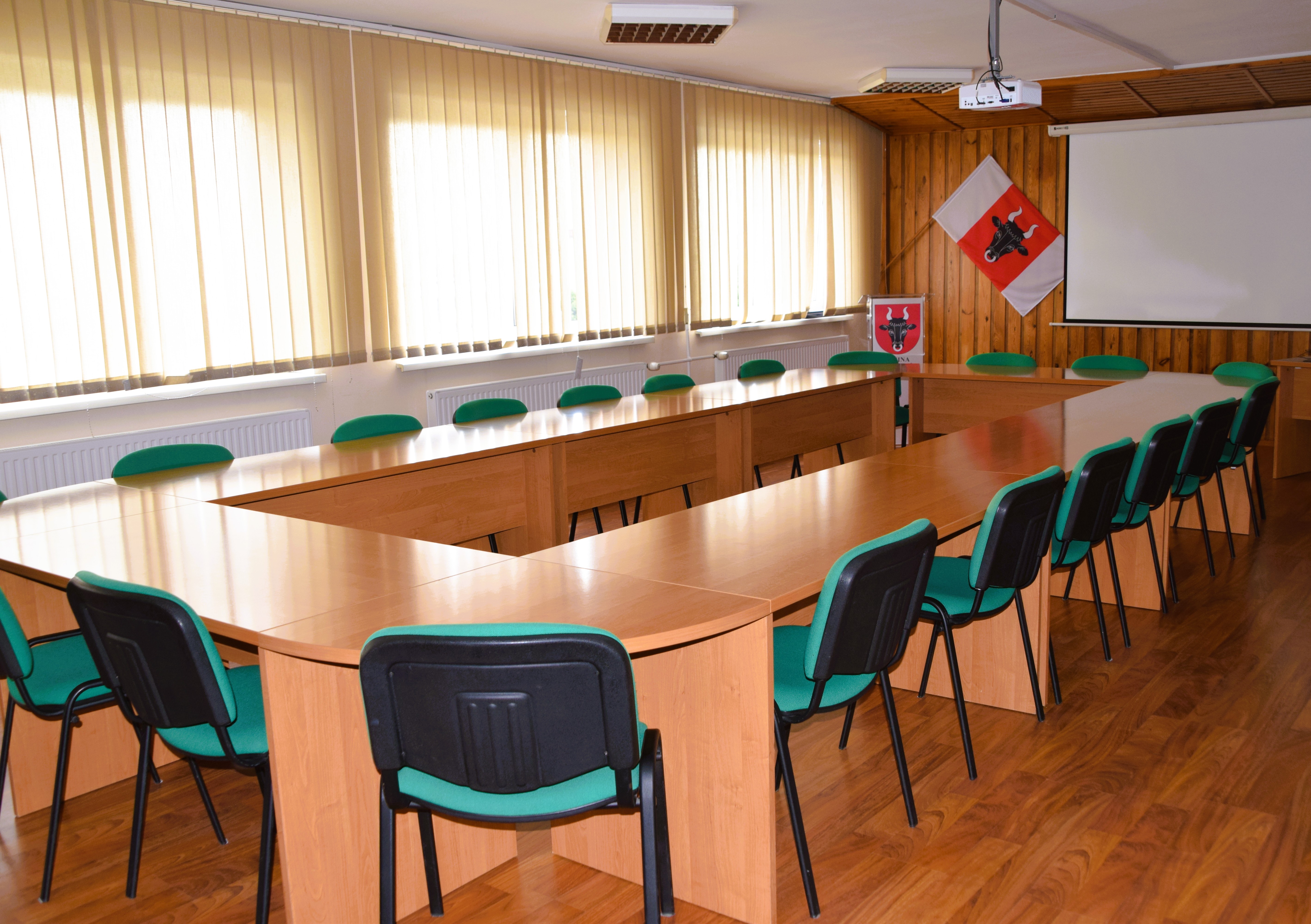 Sala Sesyjna Urzędu Gminy Ryczyw&oacute;ł.