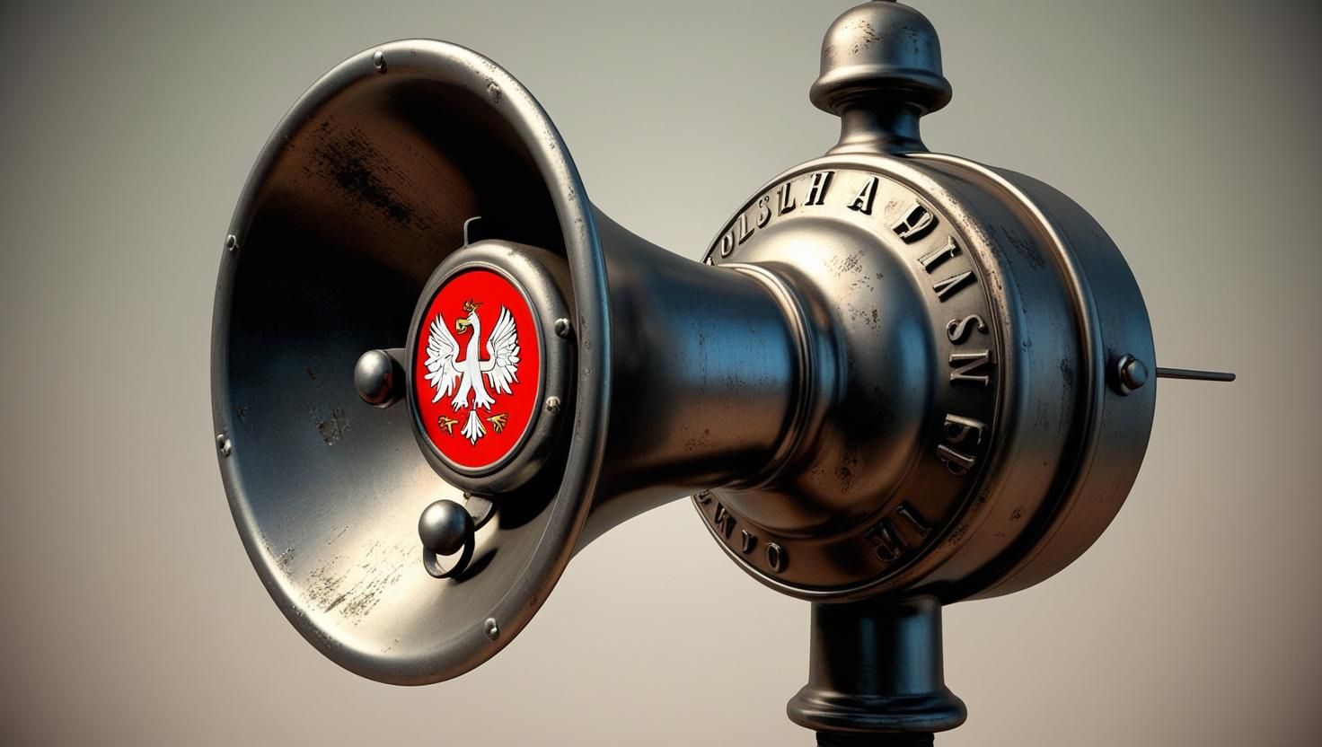 ZDJĘCIE PRZEDSTAWIA SYRENĘ ALARMOWĄ.