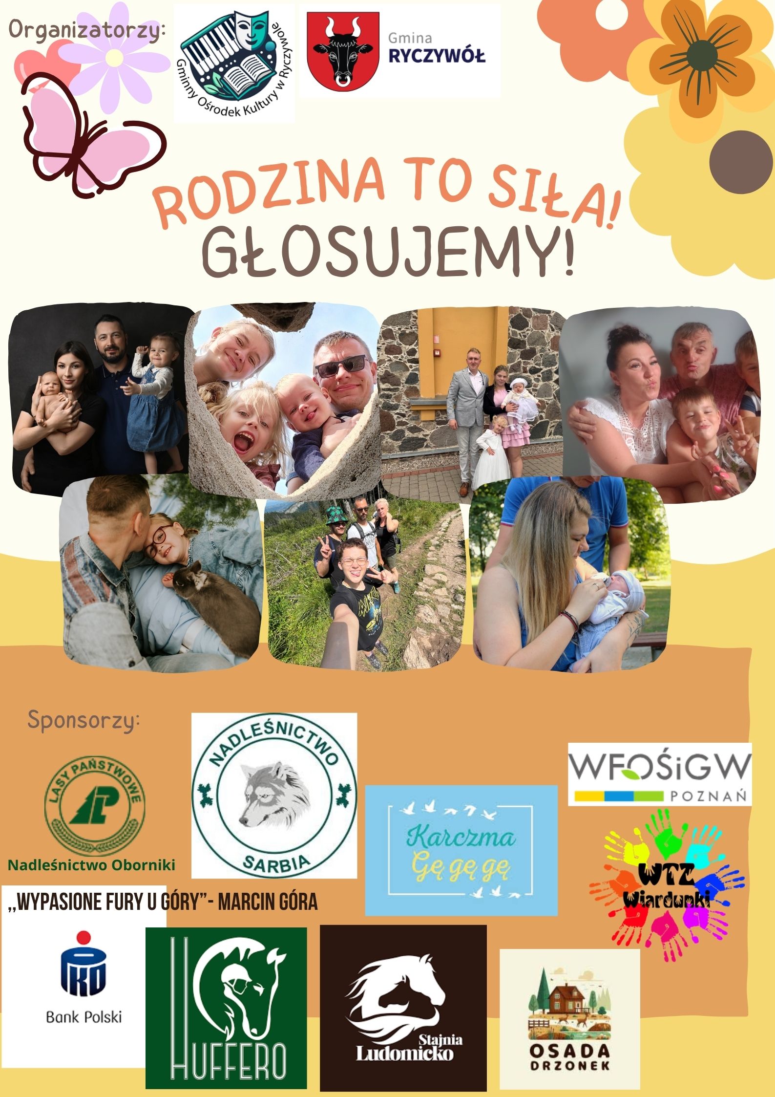 Plakat promujący konkurs fotograficzny.