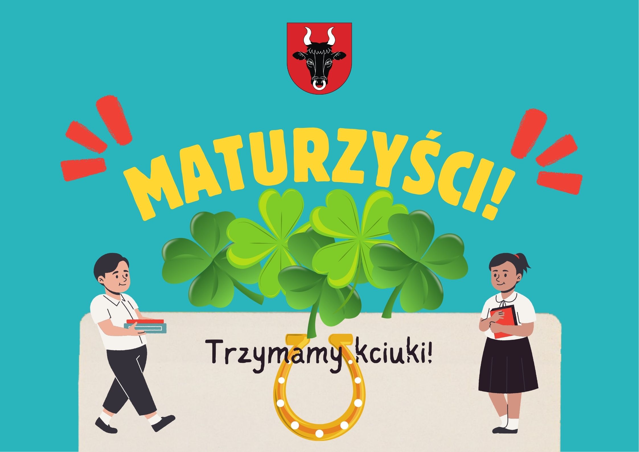Plakat promujący Matury 2025