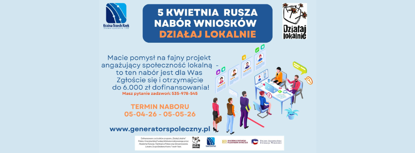 MASZ POMYSŁ NA ZMIANĘ W SWOJEJ OKOLICY? TO TWOJA SZANSA! 