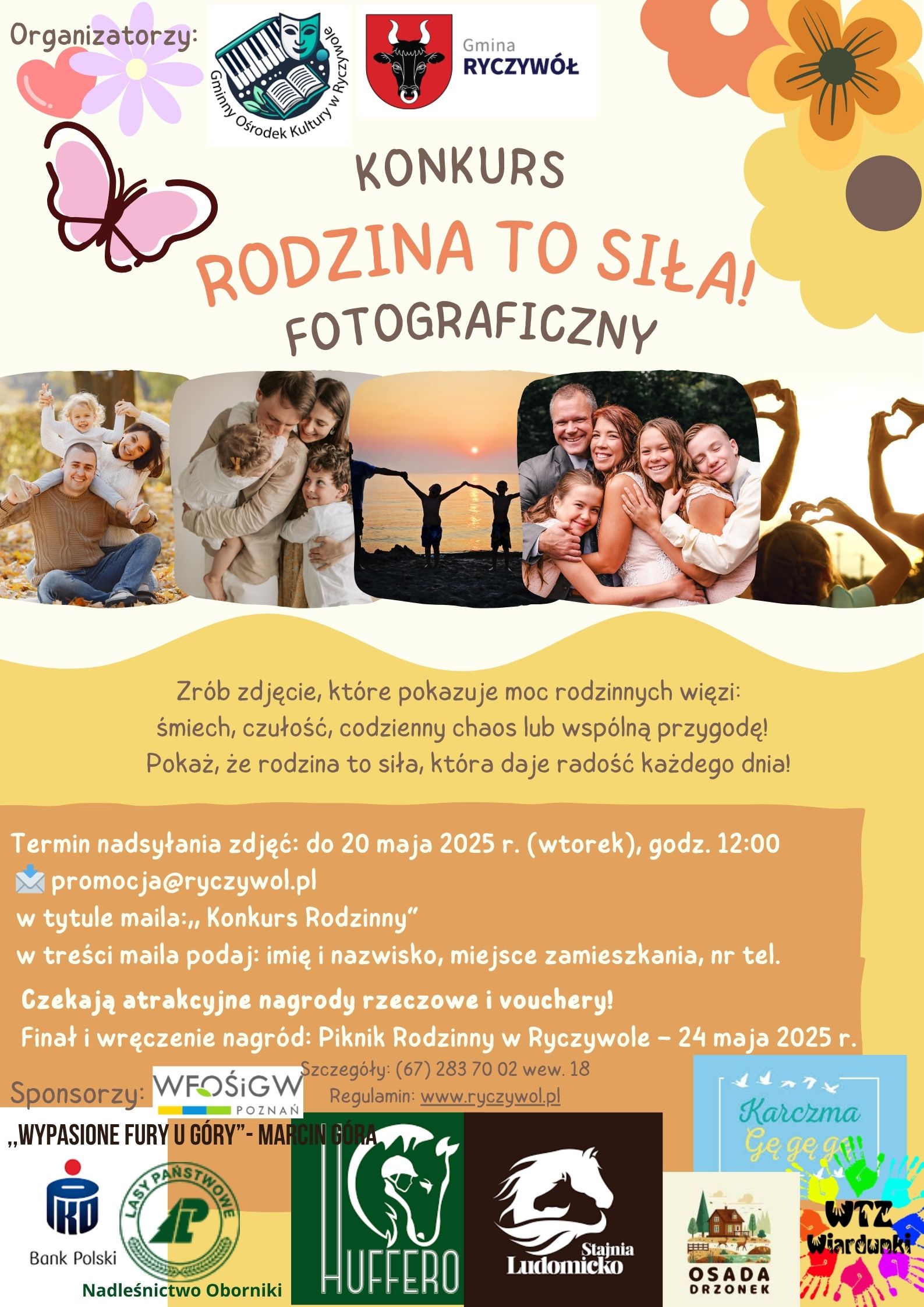 Plakat promujący konkurs fotograficzny