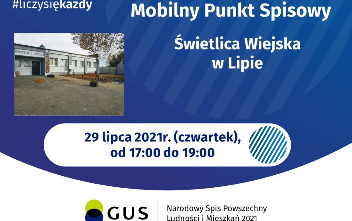 Mobilny Punkt Spisowy w Lipie