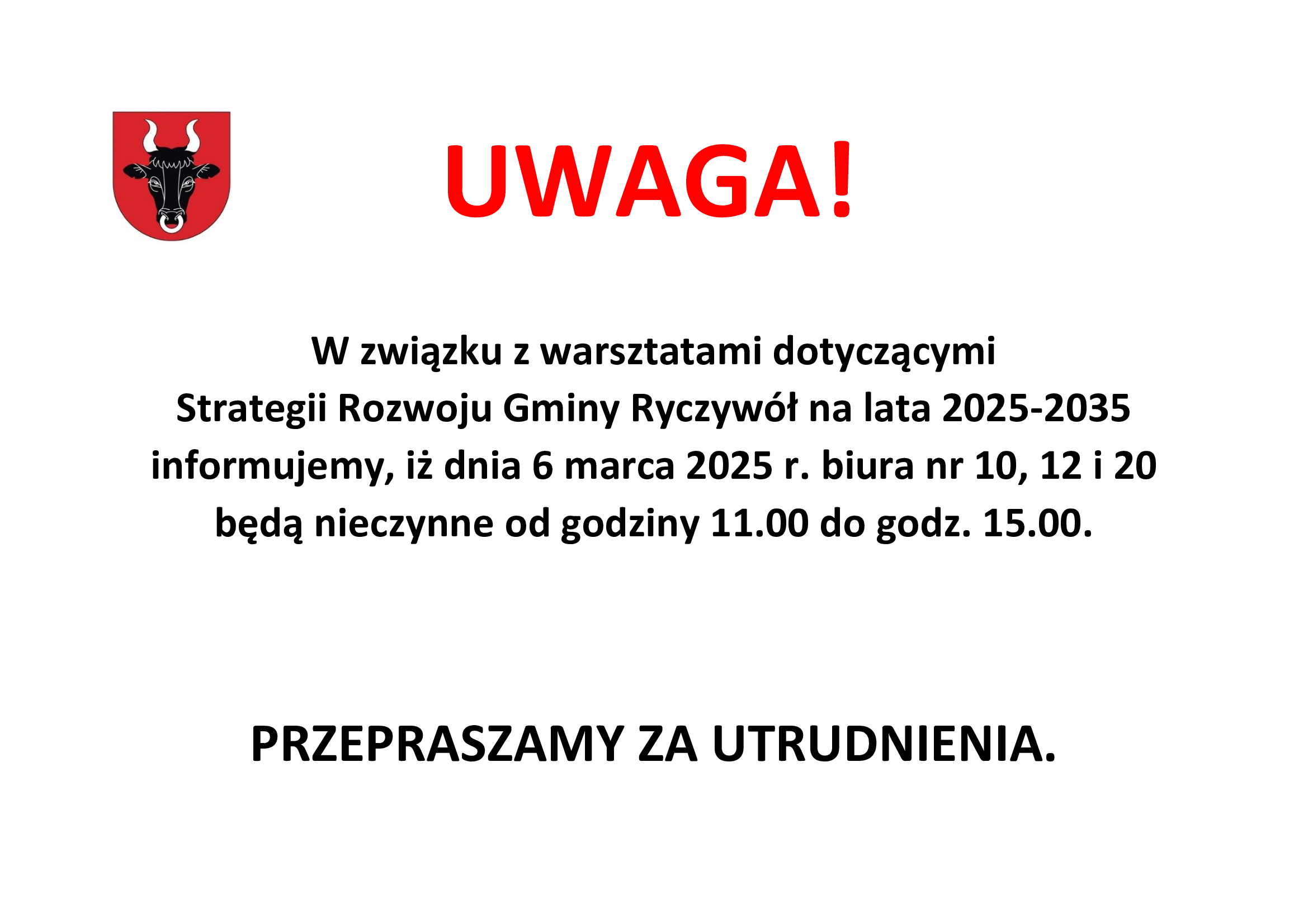 Informacja nt. funkcjonowania Urzędu