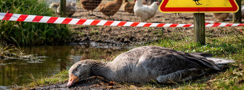 UWAGA &ndash; WYKRYTO WYSOCE ZJADLIWĄ GRYPĘ PTAK&Oacute;W (HPAI) W POWIECIE OBORNICKIM