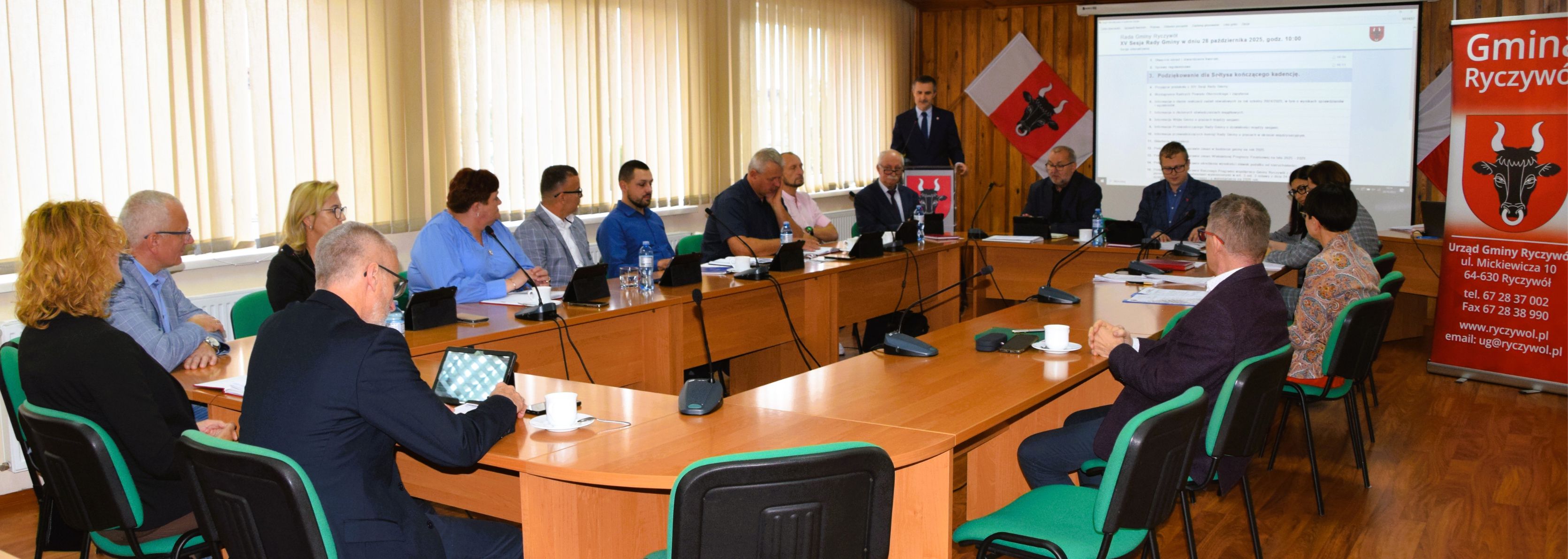 XV Sesja Rady Gminy Ryczyw&oacute;ł