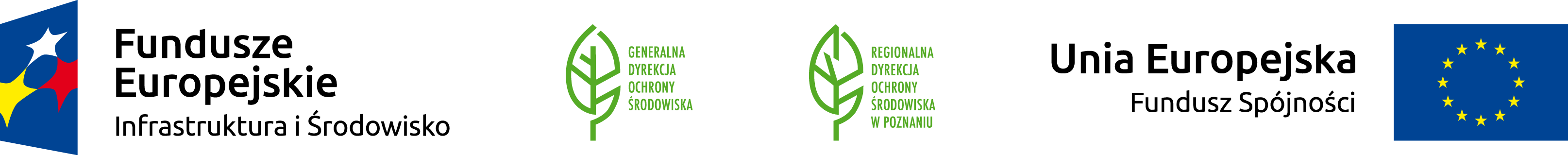 Logo Funduszu Europejskiego Inflastruktury i Środowiska Centrum Ochrony Środowiska Regionalnej Dyrekcji Ochrony Środowiska Uni Europejskiej Funduszu Spójności