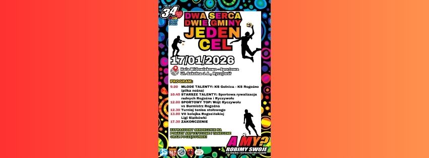 Dwa serca, dwie gminy &ndash; jeden cel. Sportowe granie dla WOŚP w&nbsp;Ryczywole