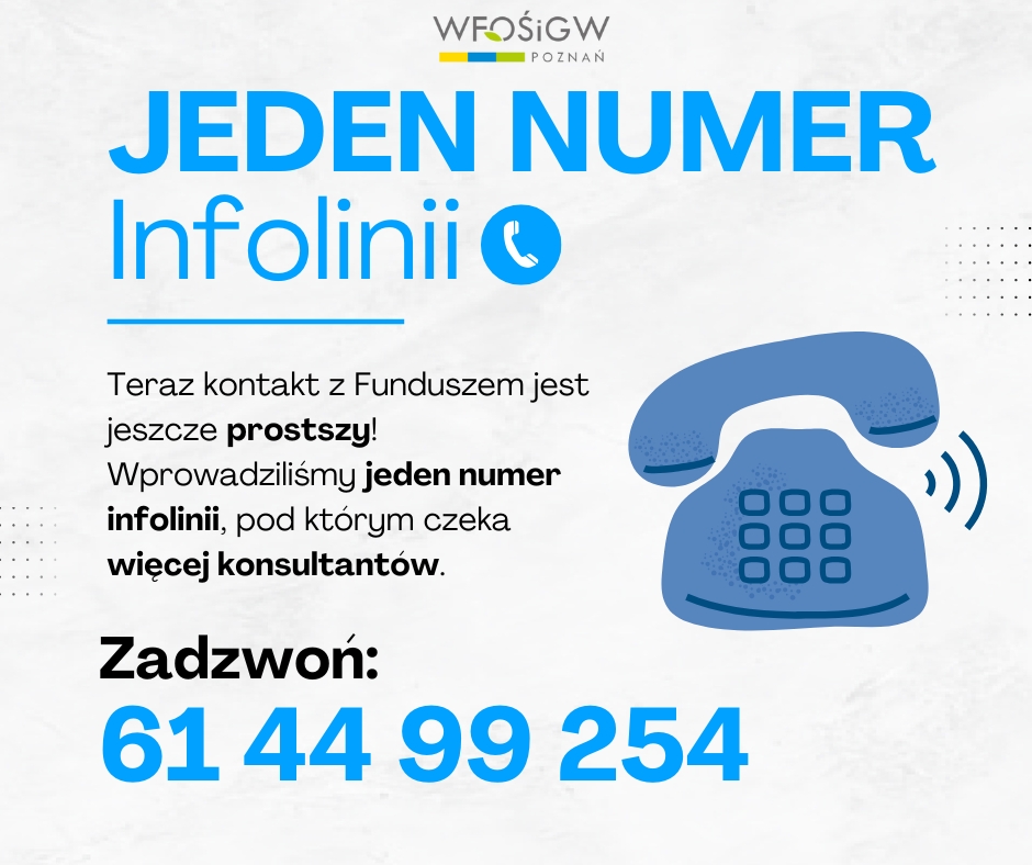 Informacja o&nbsp;nowym numerze inforlini - czyste powietrze 