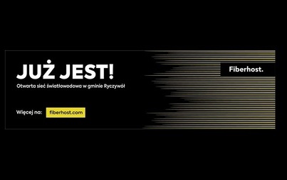 Zdjęcie do OTWARTA SIEĆ ŚWIATŁOWODOWA W GMINIE RYCZYW&Oacute;Ł
