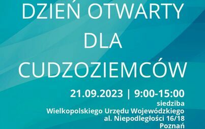 Zdjęcie do Zapraszenie  na DZIEŃ OTWARTY DLA CUDZOZIEMC&Oacute;W