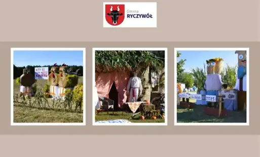 Kreatywność nagrodzona! Sołectwa Gminy Ryczywół zyskały praktyczne wyposażenie dzięki konkursowi na ,,Najpiękniejszy witacz dożynkowy 2025"