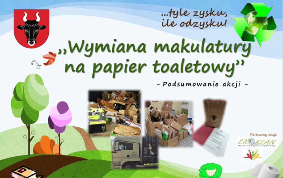 Podsumowanie akcji „Wymiana makulatury na papier toaletowy” w 2024 r.