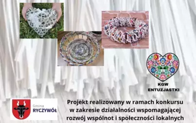 Zdjęcie do Radość tworzenia rękodzieła &ndash; &bdquo;wiklina papierowa&rdquo;