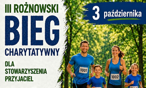 Zdjęcie do III Rożnowski Bieg Charytatywny &ndash; pobiegnij i pom&oacute;ż