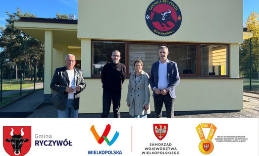 Zdjęcie do Odbi&oacute;r wyremontowanego kompleksu sportowego