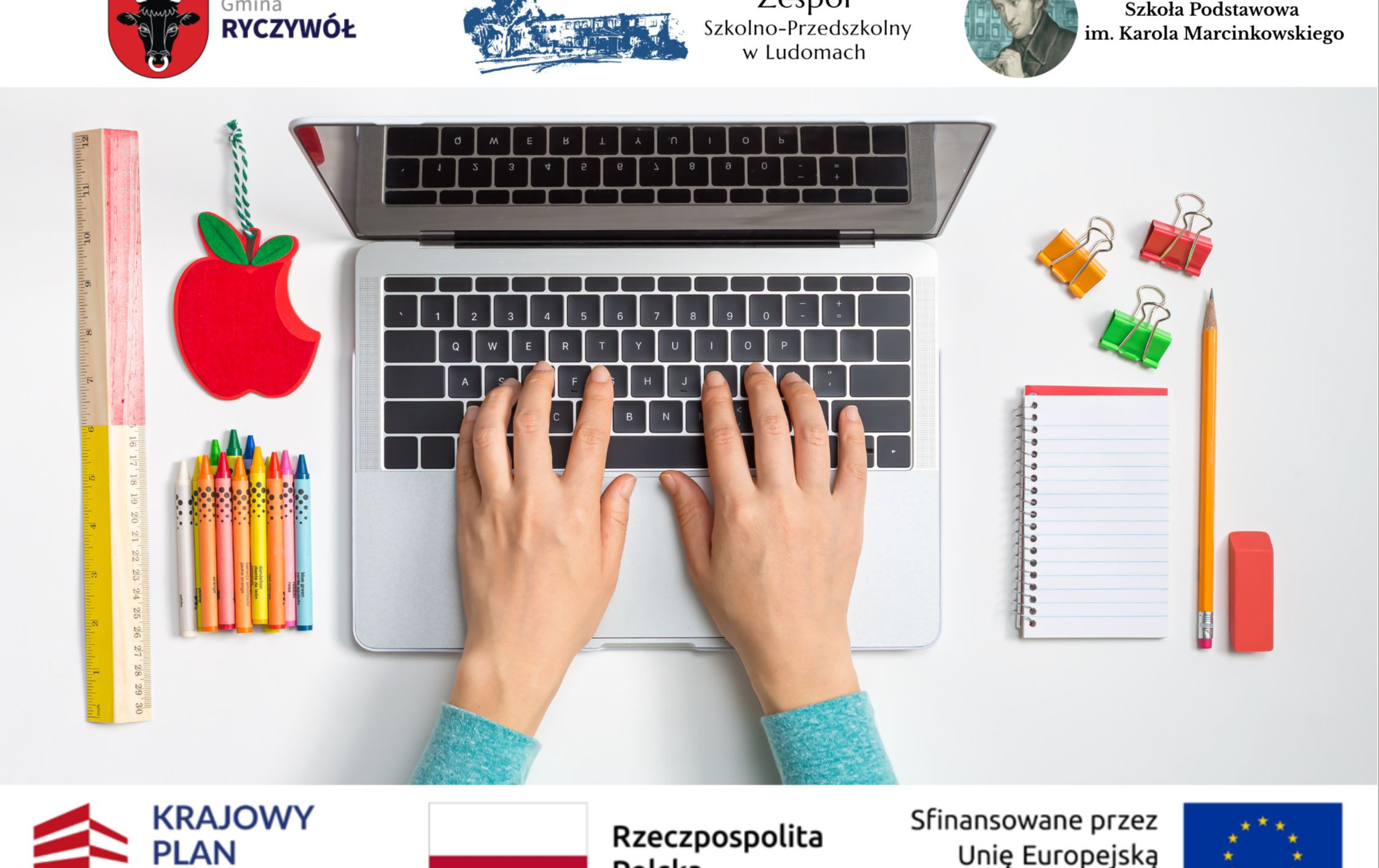 Szkoła Podstawowa w Ludomach z nowoczesnym wyposażeniem dzięki środkom z Krajowego Planu Odbudowy