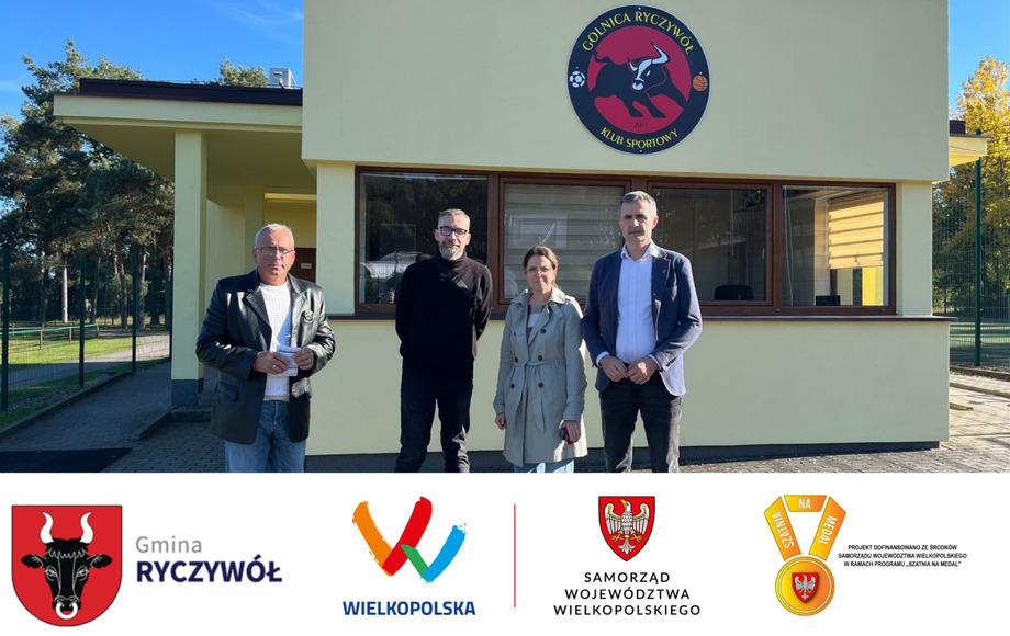 Odbiór remontu kompleksu sportowego w Gminie Ryczywół